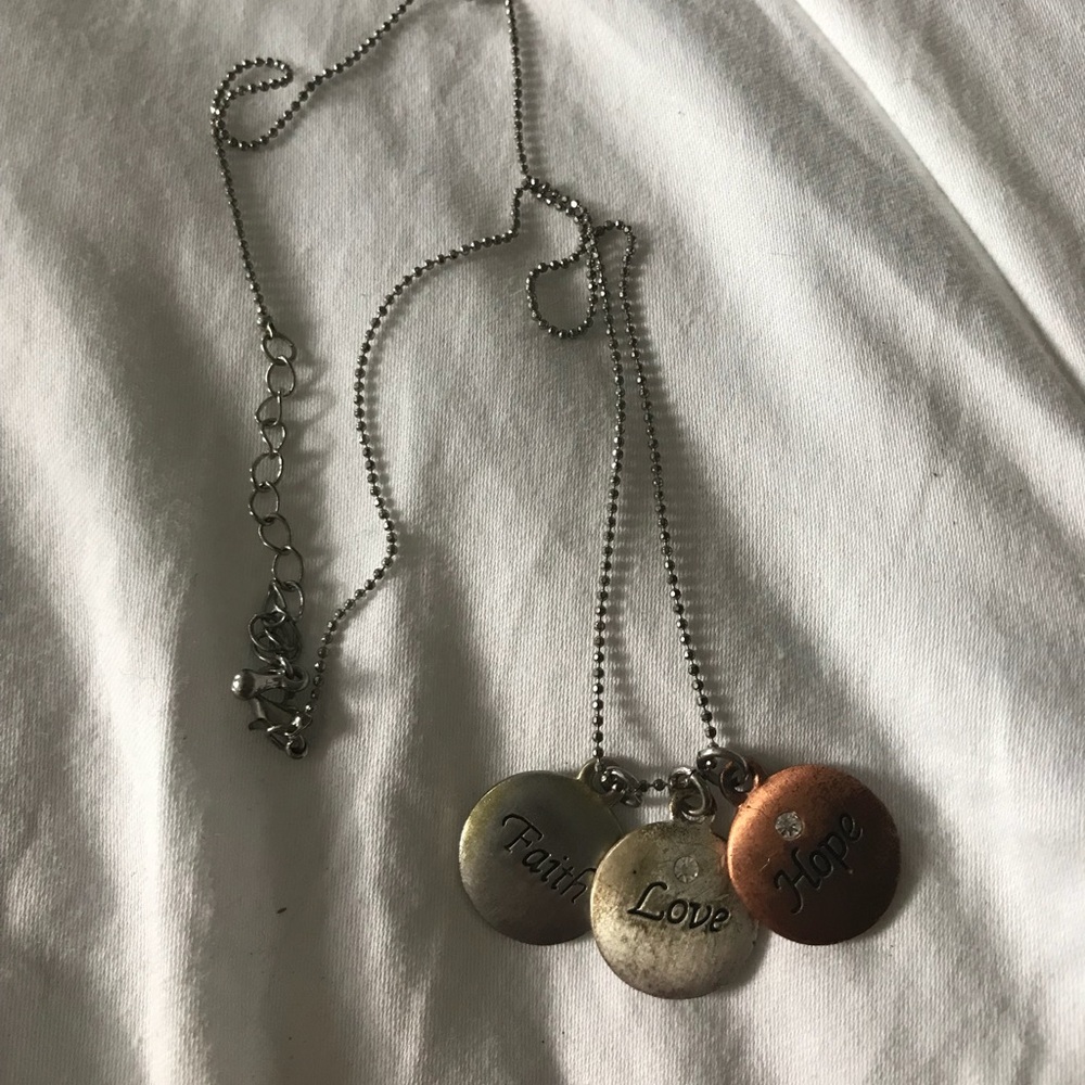 Faith Hope and Love necklace